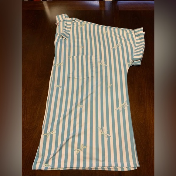 Button down collared pyjama shirt - Picture 7 of 10